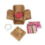 DIY Boîte d'explosion  kraft  12x12x12cm  16 pces
