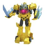 Transformers - bumblebee cyberverse adventures dinobots unite roll n' change - figurine bumblebee de 25 cm - des 6 ans