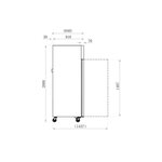 Armoire réfrigérée négative série star - 600 l - afi collin lucy - r290 - acier inoxydable1pleine