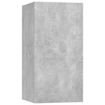 vidaXL Meuble TV Gris béton 30 5x30x60 cm Aggloméré