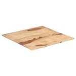vidaXL Dessus de table Bois solide 15-16 mm 70x70 cm