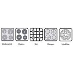Batterie de cuisine en acier inoxydable - Gold Line - 12 pieces