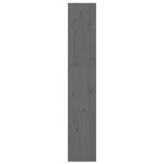 vidaXL Bibliothèque/Cloison Gris 60x30x167 5 cm Bois massif de pin