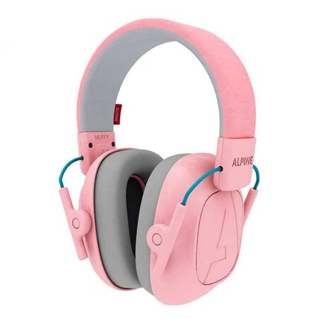 Casque antibruit pour enfant alpine muffy rose  - 25db