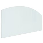 vidaXL Plaque de verre pour cheminée 120x60 cm