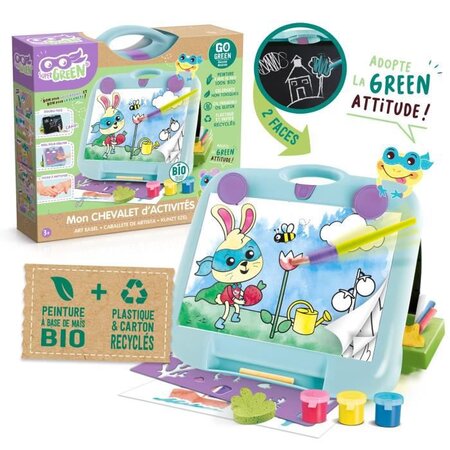 SUPER GREEN Pupitre créatif 2-en-1 bio