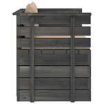 vidaXL Salon de jardin palette 12 Pièces avec coussins Bois de pin massif