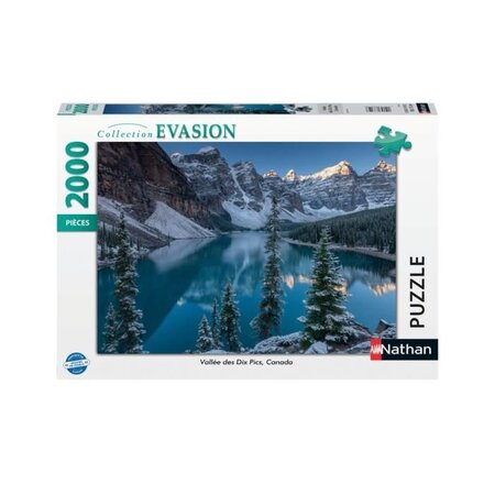 Nathan - puzzle 2000 pieces - vallée des dix pics  canada
