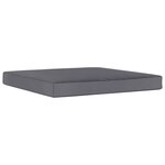 vidaXL Salon de jardin 8 Pièces avec coussins anthracite