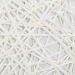 vidaXL Lampe suspendue Blanc et doré Ø50 cm E27