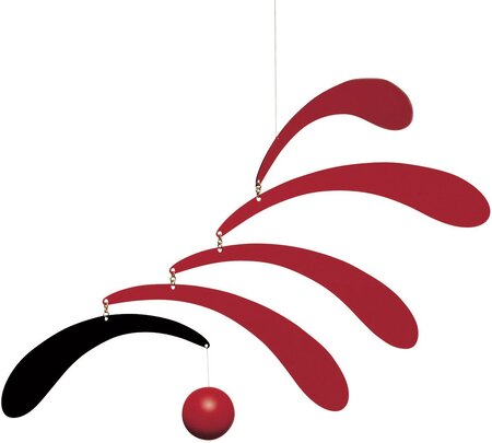 Flowing Rhythm Red 90x170cm
