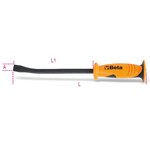 Beta tools barre de levier 965 600 avec extrémités plates et courbes