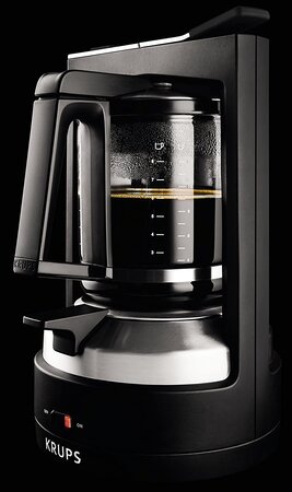 Cafetière À Pression En Inox De 1L Pour 8 A 12 Tasses Noir