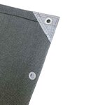 Brise vue renforcé 1.8x10 m pro gris hdpe 300gr