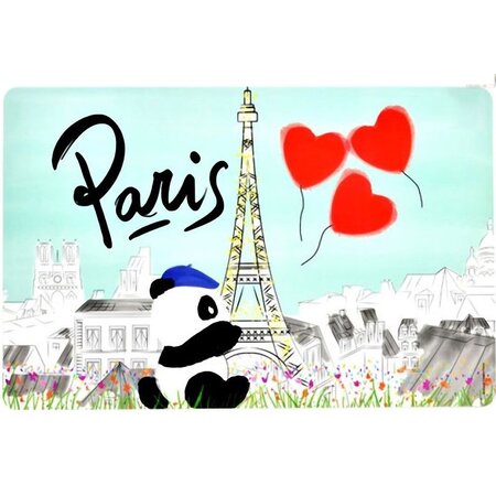 Un set de table panda à paris