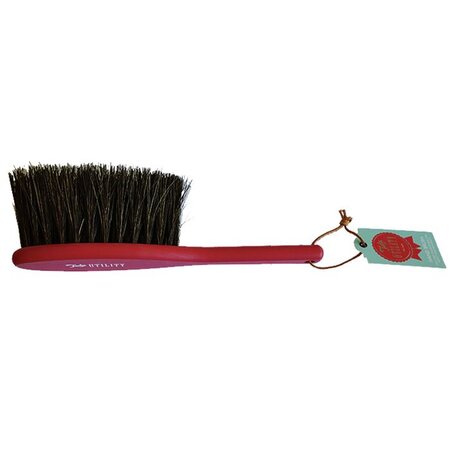 Balayette vintage en bois de hêtre Tala - rouge