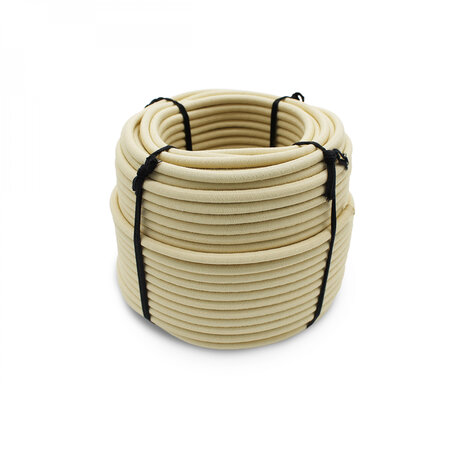 Bobine, rouleau de tendeur élastique - 25 mètres x 6 mm - Beige