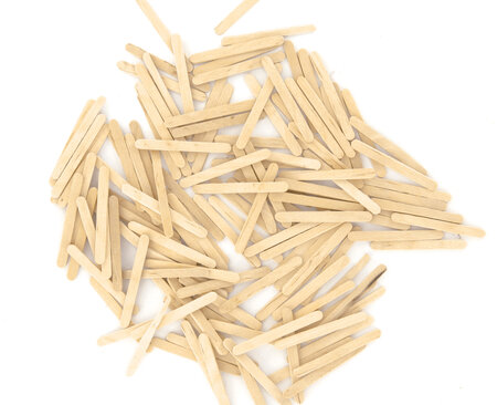 Mini Bâtonnets en bois Naturel 0 5 x 5 5 cm Ep 2 mm x 200 pièces