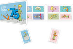 Carnet 12 timbres - 75 ans du Petit Prince - Lettre verte