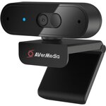 AVerMedia Webcam Full HD 1080p30 PW310P-Autofocus-Rotation ... 360ø- Con‡ue pour Skype, Zoom, Google Meet, Microsoft Teams, OBS, etc.