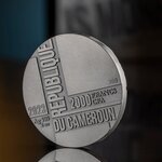 TIME IS MONEY Imprint of Words 2 onces argent monnaie 2000 Francs Cameroon 2023