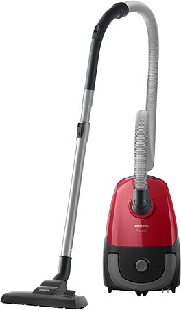 Aspirateur Avec Sac De 3L 900W Rouge Noir