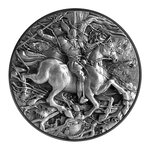 THE ASCENSION OF SLEIPNIR 2 onces argent monnaie 10000 Francs Chad 2022