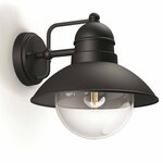 Philips mygarden applique murale hoverfly 1x60 w noir 1723730pn