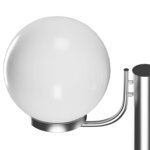 vidaXL Lampadaire de jardin 2 lampes 220 cm