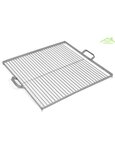 Grille de cuisson carrée pour brasero en acier