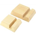 Support téléphone en bois 8x2 5x9 4 cm