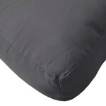 vidaXL Coussins de palette 3 Pièces anthracite tissu oxford