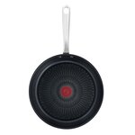 Tefal pierre gagnaire poele inox antiadhésive 30 cm tous feux dont induction