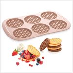 Moule à gaufres silicone 6 empreintes ø 9 5 cm