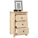 vidaXL Tables de chevet 2 Pièces 40x35x61 5 cm Bois de pin massif