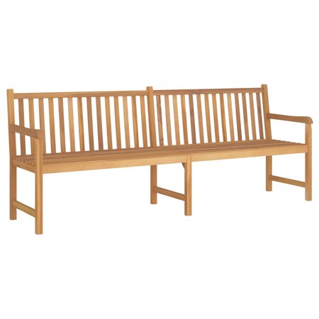 vidaXL Banc de jardin 228 cm Bois de teck solide