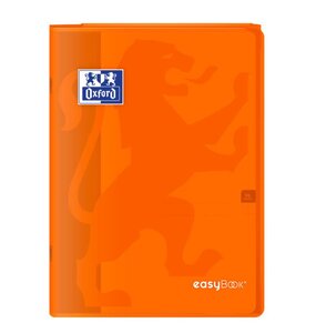 Cahier EASYBOOK Agrafé 21 x 29.7 cm 96 pages Séyès 90g Orange OXFORD