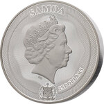 Pièce de monnaie en Argent 25 Dollars g 1000 (1 Kg) Millésime 2022 Golden Flower Collection SUNFLOWER