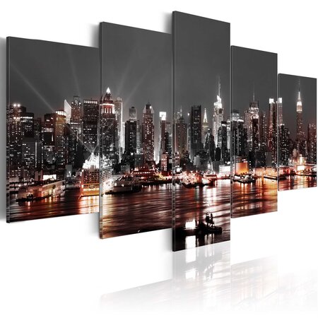 Tableau - grey city l x h en cm 200x100