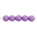 24 Perles rondes 10 mm - lilas