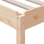 vidaXL Lit empilable 80x200 cm Bois de pin massif