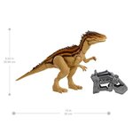 Jurassic world - carcharodontosaurus méga ravageur  apparence réaliste  avec fonction - figurine dinosaure - des 4 ans