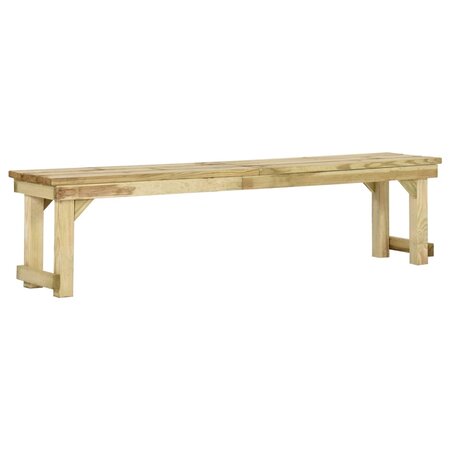 vidaXL Banc de jardin 180 cm Bois de pin imprégné