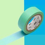 Masking Tape MT dégradé fluo vert/bleu