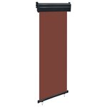 vidaXL Auvent latéral de balcon 60x250 cm Marron