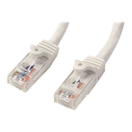 Startech.com câble réseau cat6 gigabit utp sans crochet de 3m - cordon ethernet rj45 anti-accroc - m/m - blanc