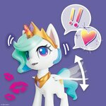 My little pony  mon poney licorne bisous magiques - 25cm