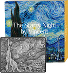 Pièce de monnaie en Argent - Cuivre 5000 Francs g 31.1 (1 oz) Ag - 435.4 (14 oz) Cu Millésime 2023 Starry Night Chad STARRY NIGHT