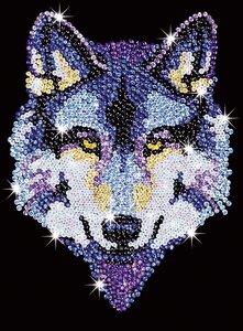 Tableau Sequin Art Loup - Sequin Art