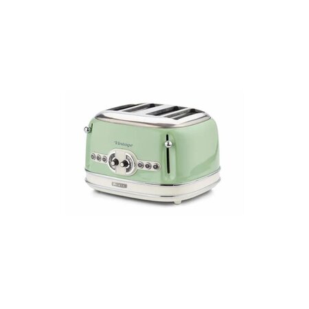 Ariete grille-pain à 4 tranches vintage 1600 w vert